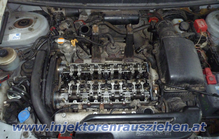 Injektoren ausziehen aus
                Kia Carnival mit 2.9 CRD Motor